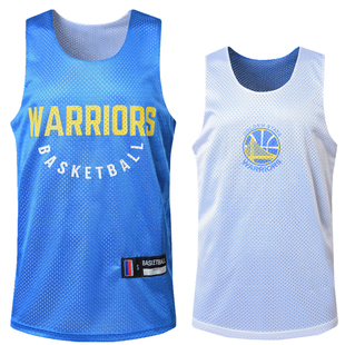 勇士队库里篮球背心训练服篮球服金州克莱汤普森球衣网眼透气男款