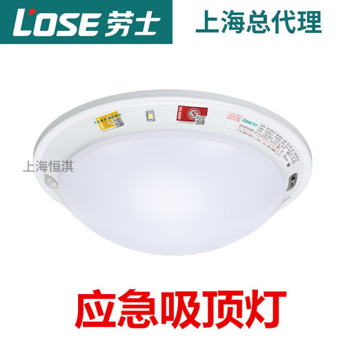 劳士3C认证新国标应急吸顶灯，楼道声光控吸顶灯，L-ZFZD-E5W1210