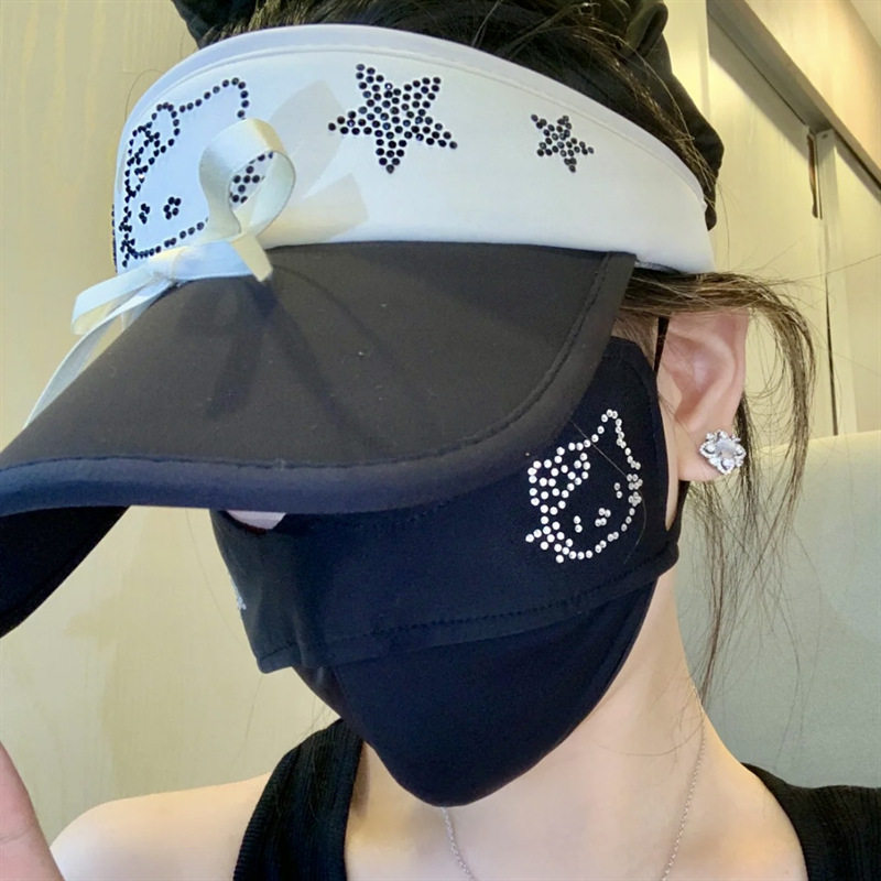 hello kitty防晒烫钻口罩3D鱼骨遮阳户外立体女夏季骑车可爱kt猫,节庆用品/礼品,文化创意文具,淘宝优惠券,粉丝福利购,淘宝优惠卷