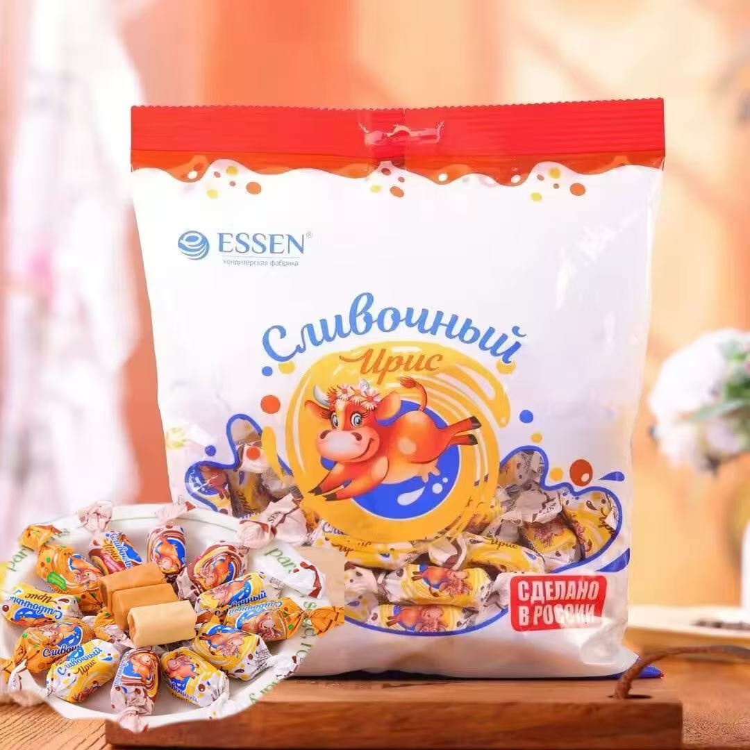 俄罗斯原装进口巧克力夹心奶糖