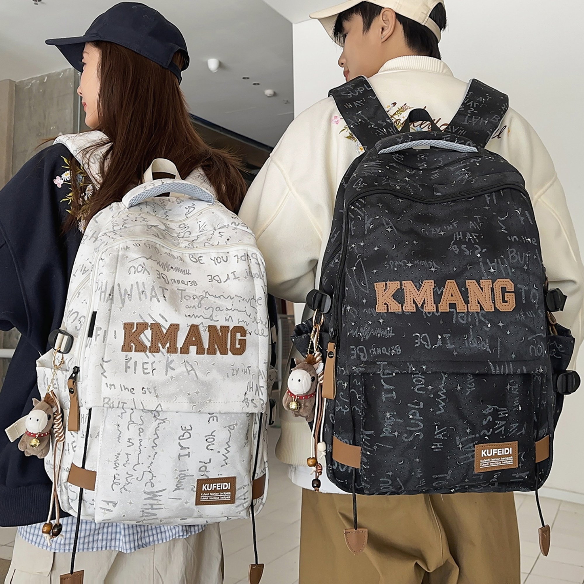 初中生书包男生大容量潮牌大学高中生高颜值背包女小学生双肩包男,箱包皮具/热销女包/男包,双肩背包,淘宝优惠券,粉丝福利购,淘宝优惠卷