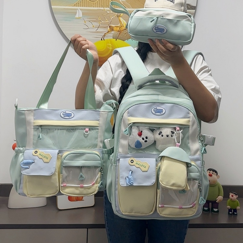 高颜值三到六年级初中女生书包