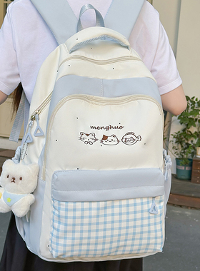 书包女初中生高颜值ins小众新款小学生3-6年级可爱双肩包女高中生
