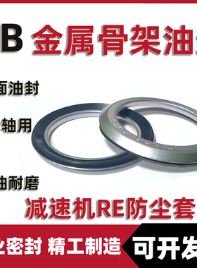 RB端面油封/RE液油脂减速机电机马达TILON轴向密封金属骨架刮尘封