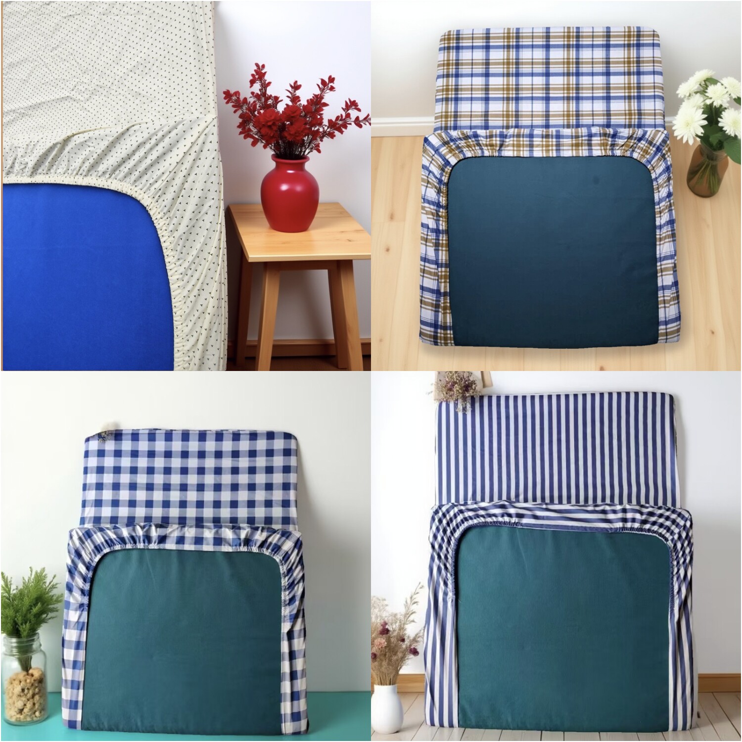 床笠罩单件护理床罩床单床垫防尘保护罩全包防滑套医院专用三件套