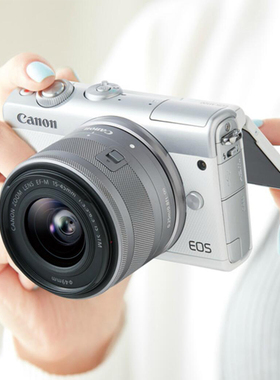 Canon/佳能EOS M200(15-45)入门微单反相机vlog自拍美颜升级M100