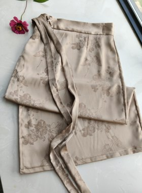江左阁改良一片式两片裙秋季加口袋日常通勤汉服旋裙