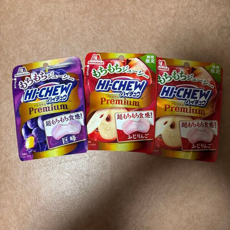 日本 森永日本哈密瓜青提紫提苹果味软糖32g