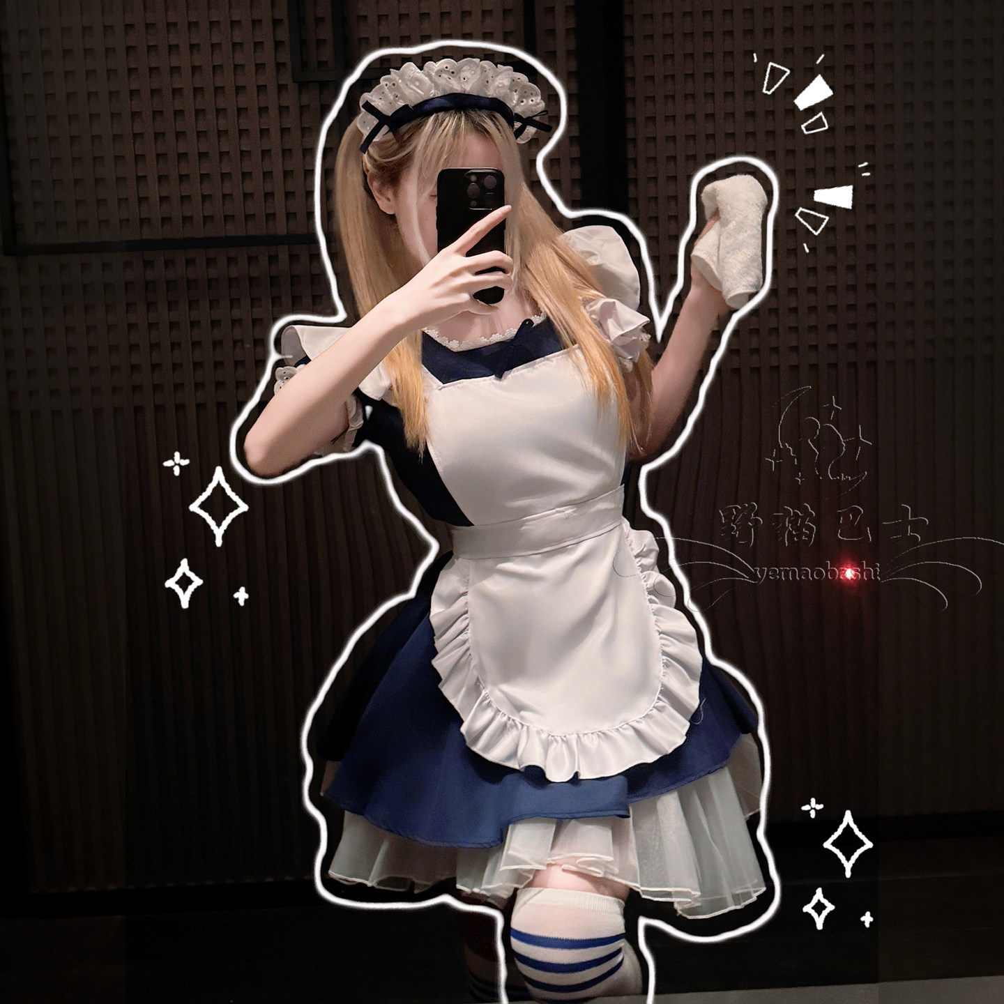 日系软萌可爱女仆风洛丽塔连衣裙