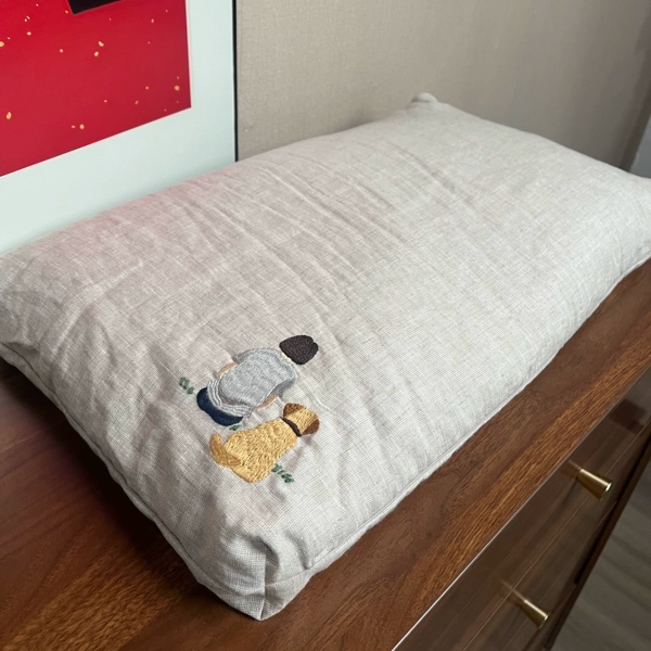 14支厚实雨露汉麻枕头｜高品质天然罗布麻凉山苦荞麦填充抑菌助眠