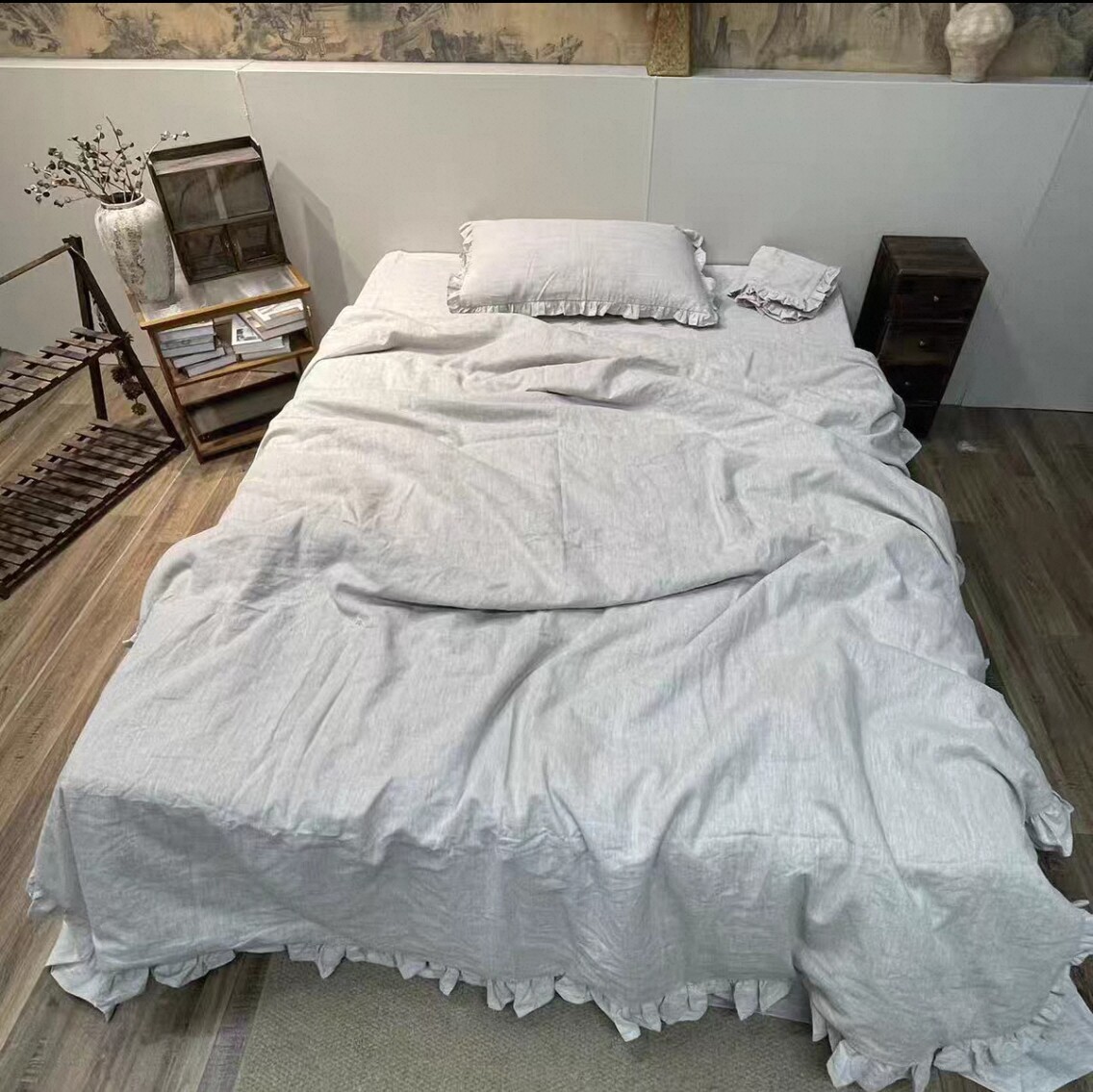 纯天然罗布麻四件套抑菌透气