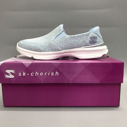 New Breathable Women's Slip-On Casual Sneakers with Mesh, Shock-Absorbing Column Sole, Lazy Shoes, Slip-On Walking Shoes