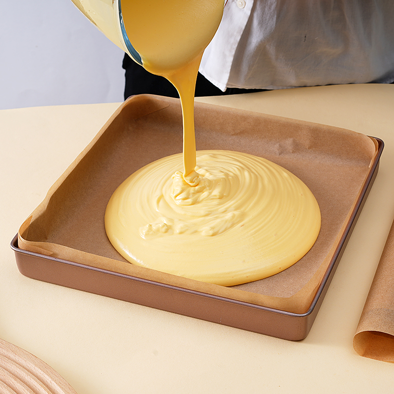 28方形烤盘专用油纸垫耐高温