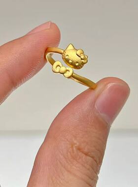 甜美小猫食指戒561053