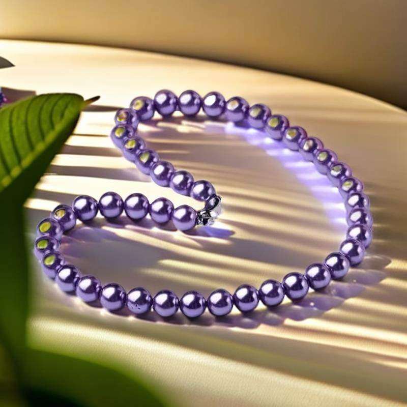 非金属珍珠吊坠 紫色贝珠套装10M项链手链耳饰妈妈链精致礼物,饰品/流行首饰/时尚饰品新,项坠/吊坠,淘宝优惠券,粉丝福利购,淘宝优惠卷