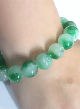 非金属水晶手链绿色老型