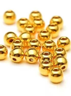 新款金色圆珠DIY首饰配件