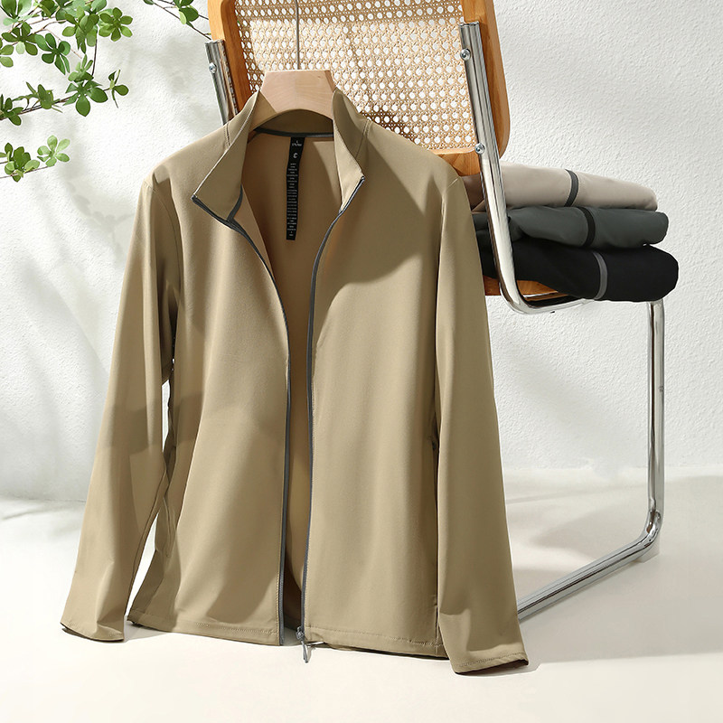 版型の王！2025年上衣立裁轻薄透气薄外套男装运气孔夹克GS2599
