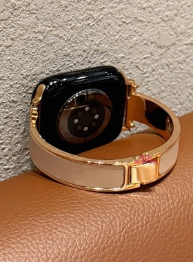 【珐郎H手镯】适用苹果iwatchS11手表表带高级感轻奢s10爆款9质感