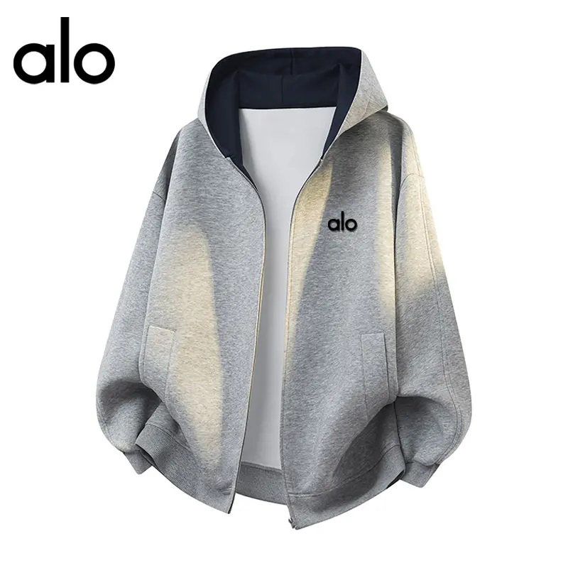 官方奥特莱斯】品牌折扣 春秋开衫连帽卫衣情侣早秋时尚穿搭外套