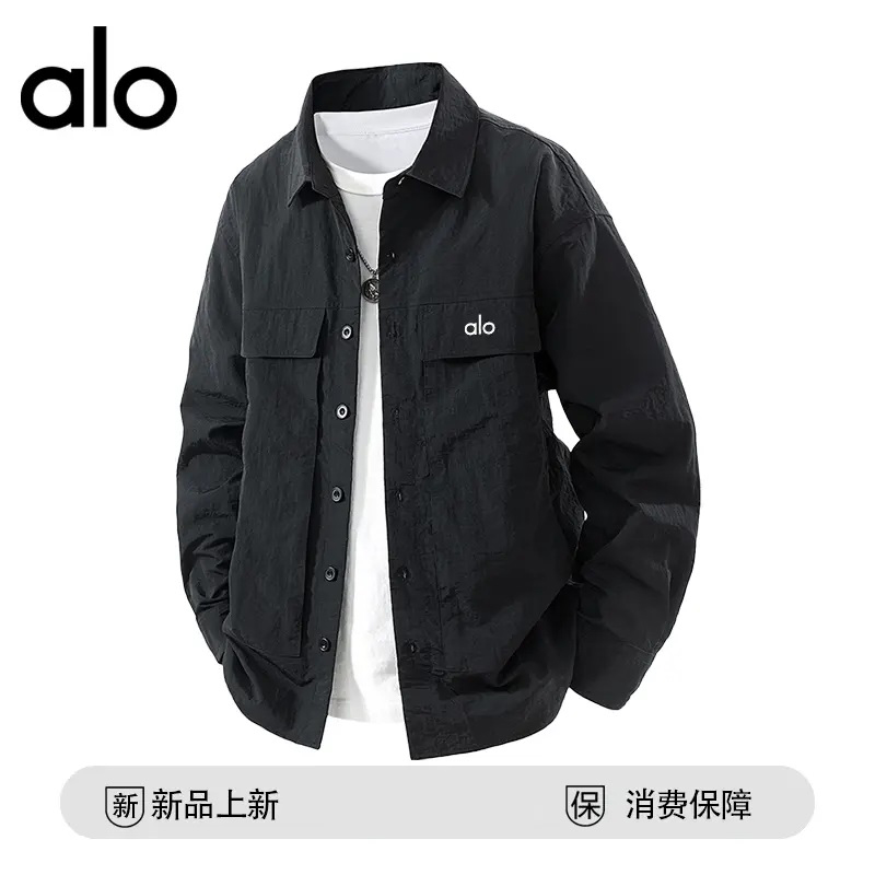 官方奥特莱斯】品牌折扣 日系复古长袖衬衣男秋季潮牌衬衫外套