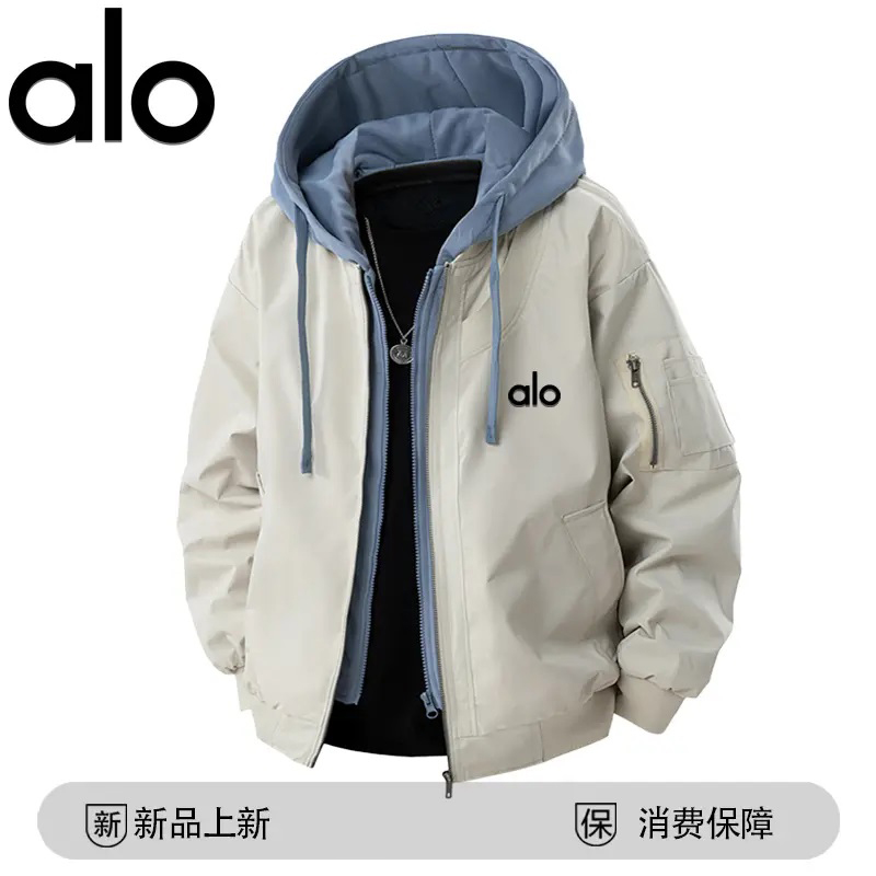 官方奥特莱斯】品牌折扣秋季2025新款潮牌休闲假两件多色连帽夹克