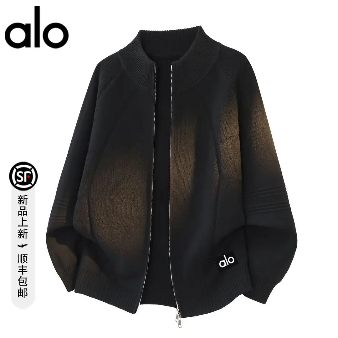 官方奥特莱斯】品牌折扣 秋冬季款开衫保暖毛衣男针织衫百搭外套