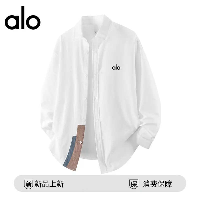 官方奥特莱斯】品牌折扣 宽松百搭潮流撞色设计感衬衫外套男秋装