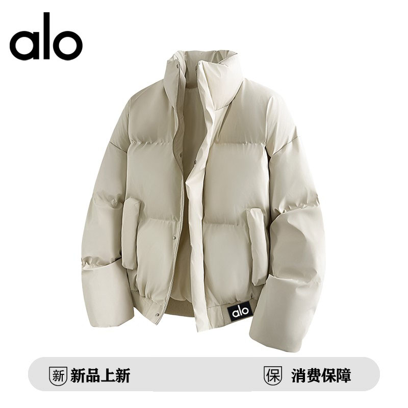 官方奥特莱斯】alo潮牌 2025棉衣男立领基础款棉衣面包服加厚棉服