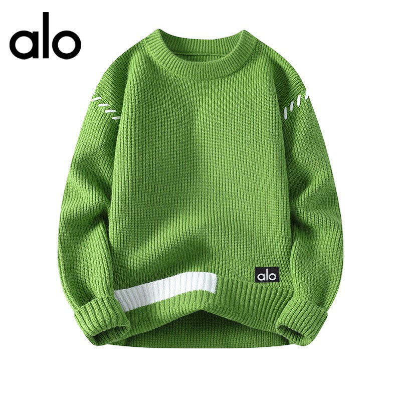 官方奥特莱斯】品牌折扣 秋冬季圆领毛衣男宽松慵懒风打底针织衫