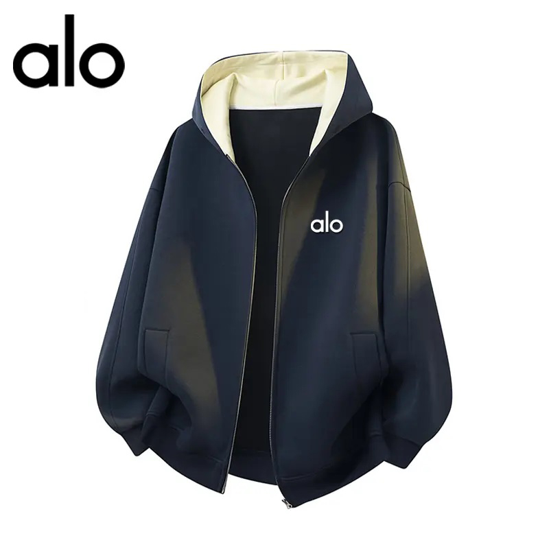 官方奥特莱斯】品牌折扣 秋季宽松百搭男款休闲卫衣连帽开衫外套