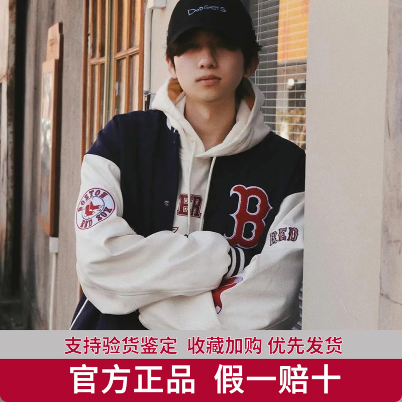 New Era纽亦华秋季重磅新款MLB教练夹克外套男NY刺绣休闲运动女潮