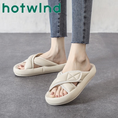 Hotwlnd/热凤凉拖鞋女夏外穿凉鞋