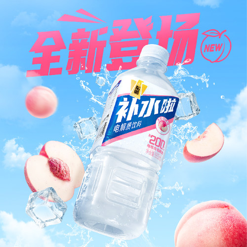 东鹏补水啦555ml*8瓶运动补盐液