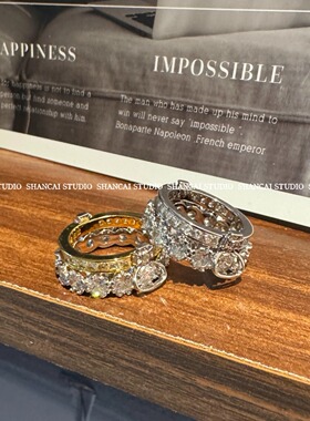 可拆分两戴戒指叠戴单戴两用