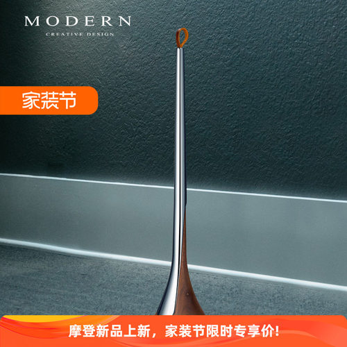 胡桃木自立式鞋拔子长柄家用玄关