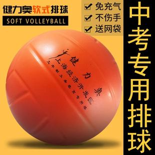健力奥排球软式 中考小学生专用海绵软排免充气儿童比赛训练躲避球
