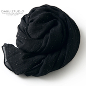 纯色围巾披肩两用韩版 黑色金丝棉麻围巾女春夏秋冬季 百搭 时尚 新款