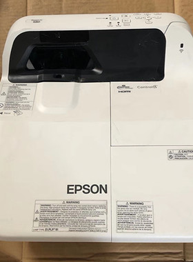 二手爱普生PowerLite 680投影仪机HDMI高清教育反射式WIFI超短焦