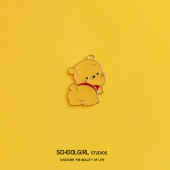 小熊胸针卡通日系创意金属徽章个性 可爱别针包包挂饰衣服针扣配饰