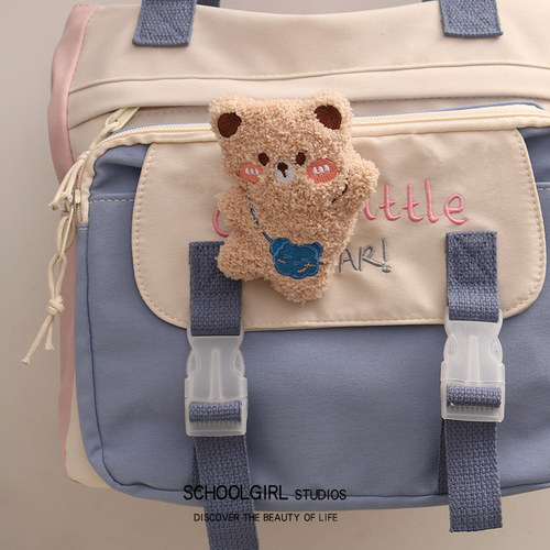 小熊毛绒胸针日系可爱扣针