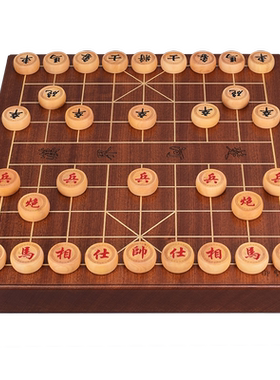 草花梨木质棋盘象棋御圣