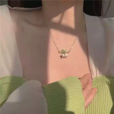 铃兰花项链手链女轻奢小众复古设计铃兰花闺蜜项链手链礼物