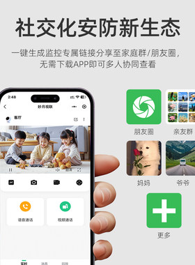 300万4G室内云台小球机