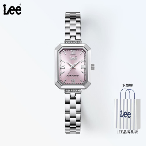 LEE女士手表2026新款简约轻奢小众高级气质复古方糖石英生日礼物