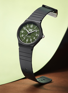 Lee手表男初中生高中学生表考试专用夜光石英男夜光简约防水U550