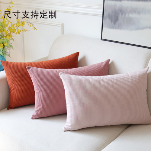红色高端沙发抱枕套不含芯