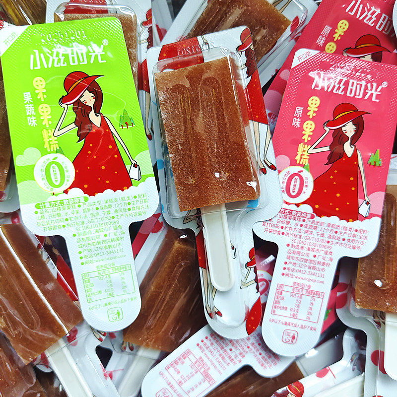 小滋时光果果糕不加色素山楂糕酸甜零食山楂果丹皮儿童多味山楂糕