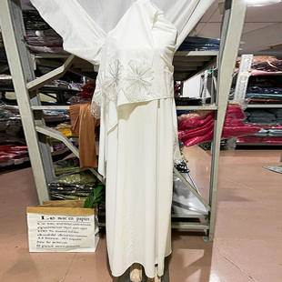 马来西亚回族气质女装复古长袖阿拉伯民族头巾连衣裙保守印度长袍