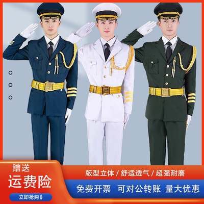 臻选中学生仪仗队升旗手服装国旗班礼服护卫队护旗手仪式鼓乐队演